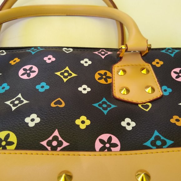 LV Style monogram multi color handbag NEW - Picture 6 of 13